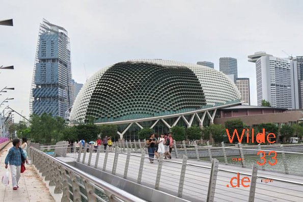 Esplanade Drive / Esplanade Theater, Singapur, 2016